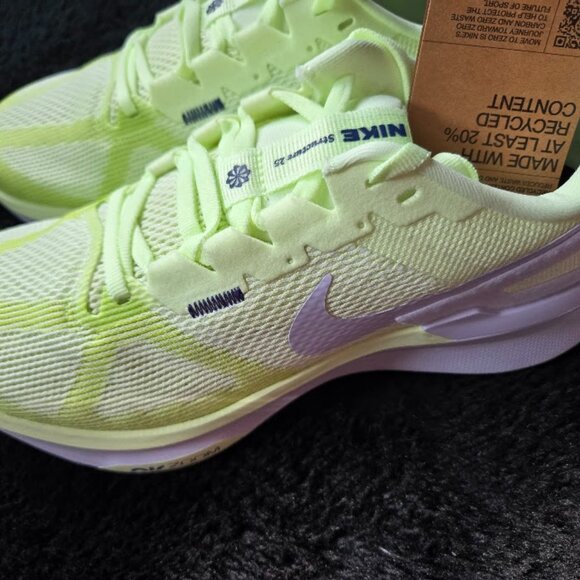 RARE Nike Air Zoom Structure 25 Volt/Grey/Wht Run Gym Sport Cross-Trainer DJ7884 - Picture 7 of 16
